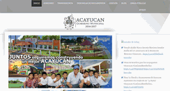 Desktop Screenshot of acayucan.gob.mx